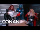 Avengers Assemble...Ikea Furniture  - CONAN on TBS