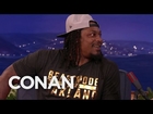 Marshawn Lynch Isn't Mad About That Last Super Bowl Play  - CONAN on TBS