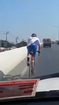 Man missing a limb still goes cycling
