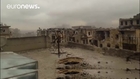 New footage from east Aleppo apparently shows ceasefire being broken