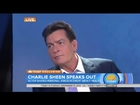Charlie Sheen admits he's HIV positive
