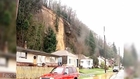 Watch a mudslide tear a house from its foundations whole