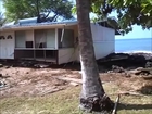 Hawaii Home Destroyed By Tsunami