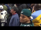 Eagles fan gets knocked out by Cowboys fan