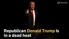 Trump, Clinton in poll dead heat as campaign heats up