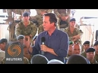 Cameron meets with troops, new government on unannounced Afghanistan visit