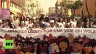 Peru: Topless activists tear-gassed during march against forced sterilisation *EXPLICIT*