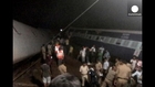 At least 20 killed as two trains derail in central India