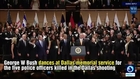 George W. Bush DANCES to Battle Hymn at Dallas memorial