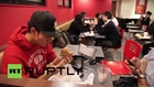Japan: SEVEN burgers in half an hour: can you do better?