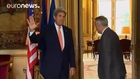 Kerry and Abbas in Paris talks on Middle East peace