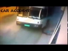 the moment of the death of a Palestinian crushed to death in a horrific crash