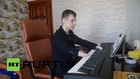 Russia: Fingerless pianist shows off his skills in Kazan