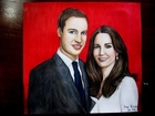 Drawing Prince William and Kate Middleton