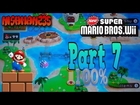 New Super Mario Bros.Wii 100% Part 7 Word 4 1/2 (1080p!) {Pro Gameplay}