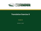 Translation Exercise 08