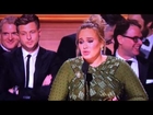 ADELE PRAISES BEYONCE WITH HER ALBUM OF THE YEAR SPEECH GRAMMYS 2017