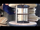 Steel Wooden Cable Drums Assembly Video