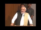 Narendra Modi addressing Global Health Summit, 2014 organised by AAPI at AMA