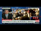 Black Man Punched In Face At Trump Rally by White Supporter - North Carolina