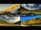 Four Seasons Timelapse - 4K Rocky Mountains