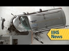 Most minivans struggle with small overlap front crash test - IIHS News