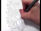 Drawing a TIGER Tattoo Design   TRIBAL FLAMES