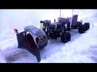 RC ADVENTURES - Rotary Snow Plow / Snow Mover (Test 1 - Night Time)