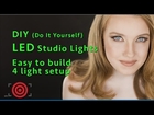 DIY Photography LED Studio Lights for Portraits & Headshots