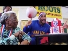 107-year old dances with Harlem Globetrotters