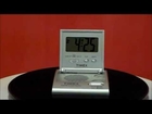 Timex T315S Folding Travel Alarm Clock with AM/FM Radio / Silver
