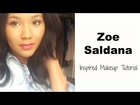 Makeup Tutorial | Zoe Saldana in Marie Claire
