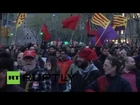 Video: 'Disobedience 2014' protest in Spain against austerity