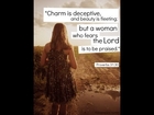 Beauty Is Vain: A Woman That FEARS The Lord, She Shall Be Praised! (Proverbs 31:30)