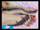 Simple Mehndi design on Feet part 2