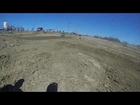 Guy breaks both arms on a dirt track