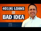 Borrow From 401k - Why You Shouldn't Take A Retirement Plan Loan