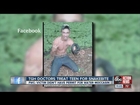 Teen bitten in face by poisonous water moccasin