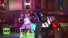 Russia: Darth Vader and pole dancing Storm Troopers protest rave