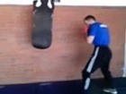Petar Peric Boxing Bag Training