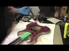 How to Build an Electric Guitar-Video 22 - Staining the Maple Top