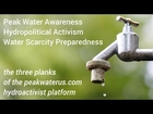 Peak Water Awareness, Hydropolitical Activism & Freshwater Scarcity Preparedness