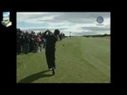 Fred Couples hits nice golf shot in wind