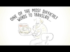 One of the most difficult words to translate... - Krystian Aparta