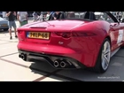 2014 Jaguar F-Type S V8 Sound! Revving & Accelerating! - 1080p HD