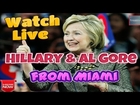 Watch Live : Hillary Clinton Immigration Speech Event in Miami, Florida