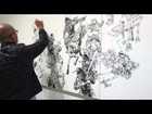 Kim Jung Gi Japanese Star Wars Mashup Live Paining at Art Whino  Time Lapse