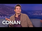 Ashton Kutcher Is So Over Charlie Sheen  - CONAN on TBS