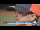 Lake Worth girl finding success on baseball team