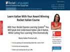 Rocket Italian! Top Selling Italian Course!
